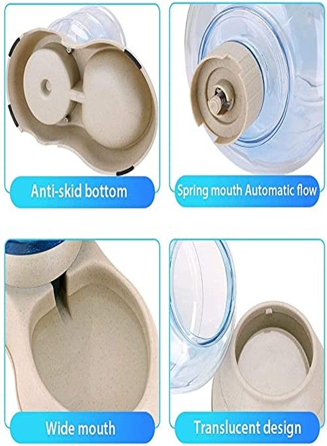 TGOPIT موزع طعام وماء أوتوماتيكي للحيوانات الأليفة من تي جوبيت، طقم موزع طعام وماء للكلاب، سعة 1 جالون، يعمل بالجاذبية، سهل التنظيف، مناسب للكلاب الصغيرة والمتوسطة الحجم والجراء والقطط الصغيرة (متعدد الألوان). - Image 5